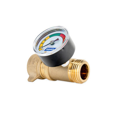 Brass Water Pressure Regulator with Gauge - Shop Forest River
