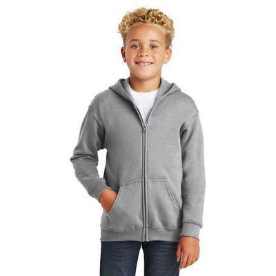 Gildan® Youth Heavy Blend™ Full-Zip Hooded Sweatshirt - Forest River Apparel